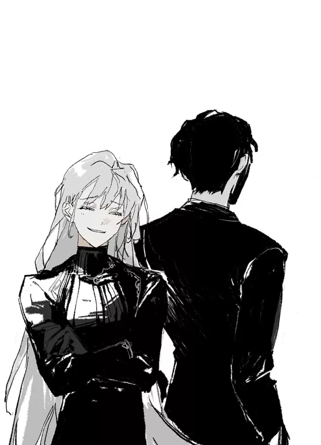 roland and angelica (project moon and 1 more) drawn by iiii_roland