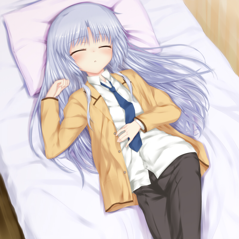 tachibana kanade (angel beats!) drawn by kanna_asuke