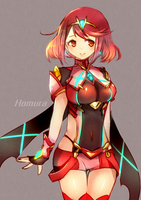 pyra (xenoblade chronicles and 1 more) drawn by trutsmn