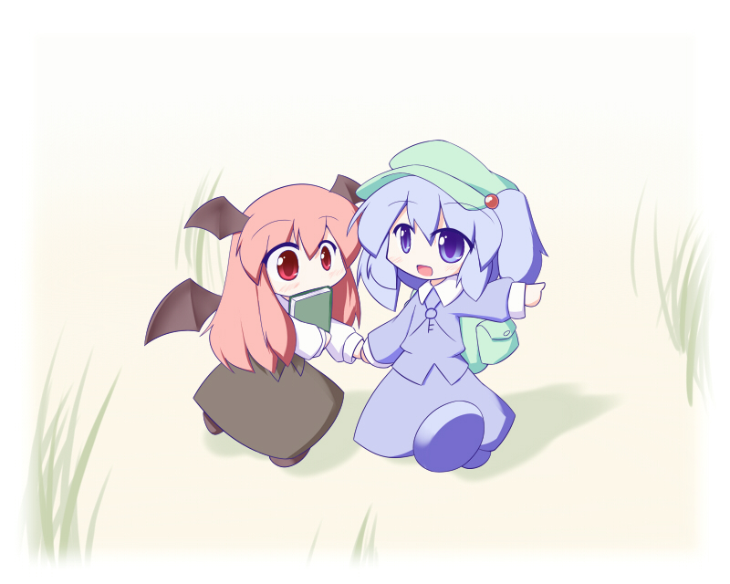 kawashiro nitori and koakuma (touhou) drawn by miyo_(miyomiyo01)