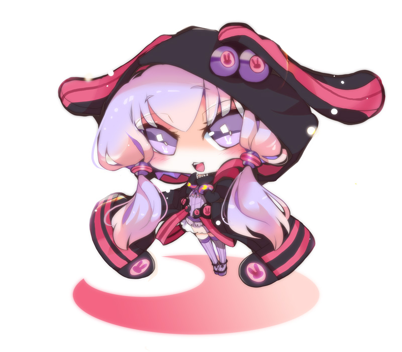yuzuki yukari (vocaloid and 1 more) drawn by usoneko