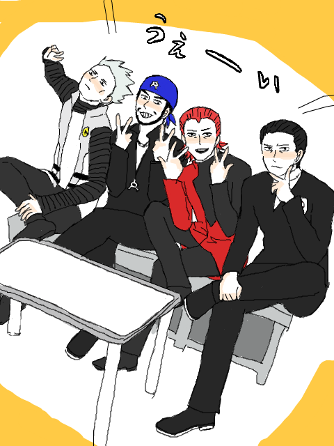 archie, giovanni, maxie, and cyrus (pokemon and 6 more) drawn by bobi_(bvb)