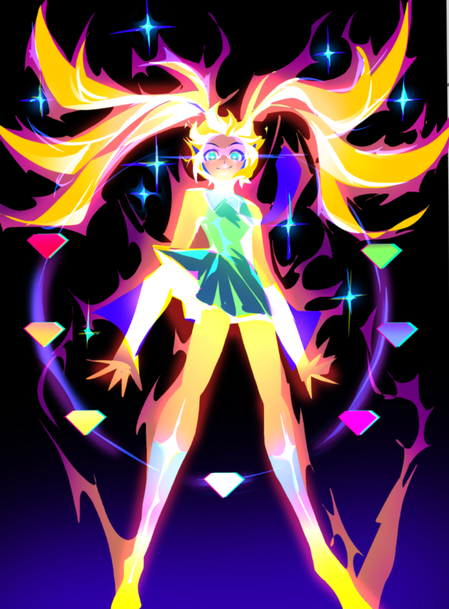 hatsune miku, amy rose, and super amy rose (vocaloid and 1 more) drawn by holographicros3