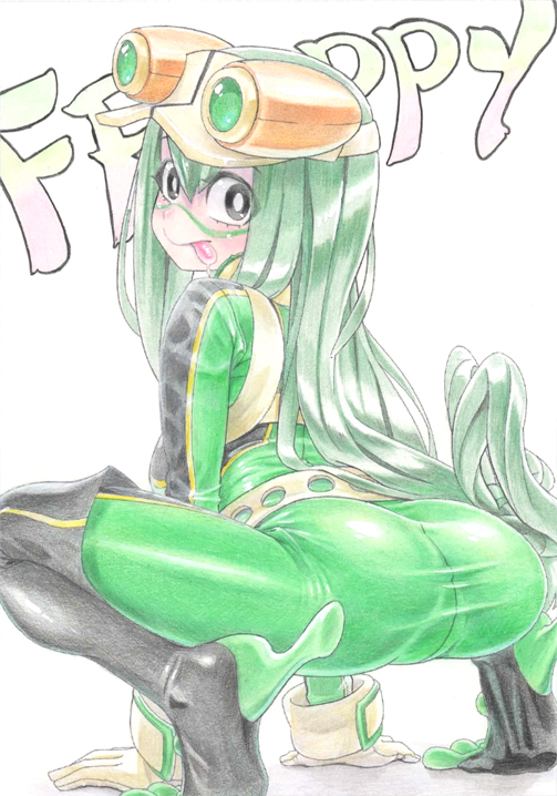 asui tsuyu (boku no hero academia) drawn by zanma