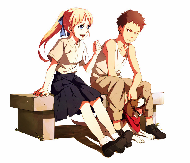 chijiwa takeo and yoshioka yuki (hikuushi series and 1 more) drawn by natuichi-7212
