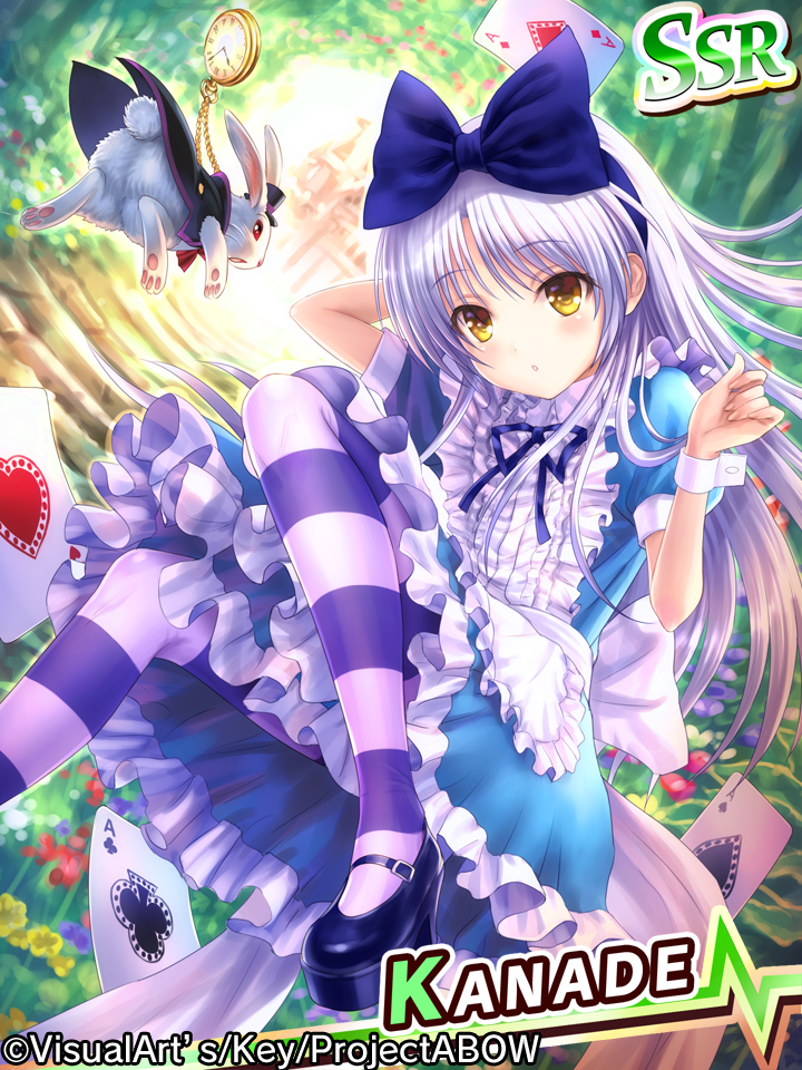 alice, tachibana kanade, and white rabbit (angel beats! and 1 more) drawn by goto_p