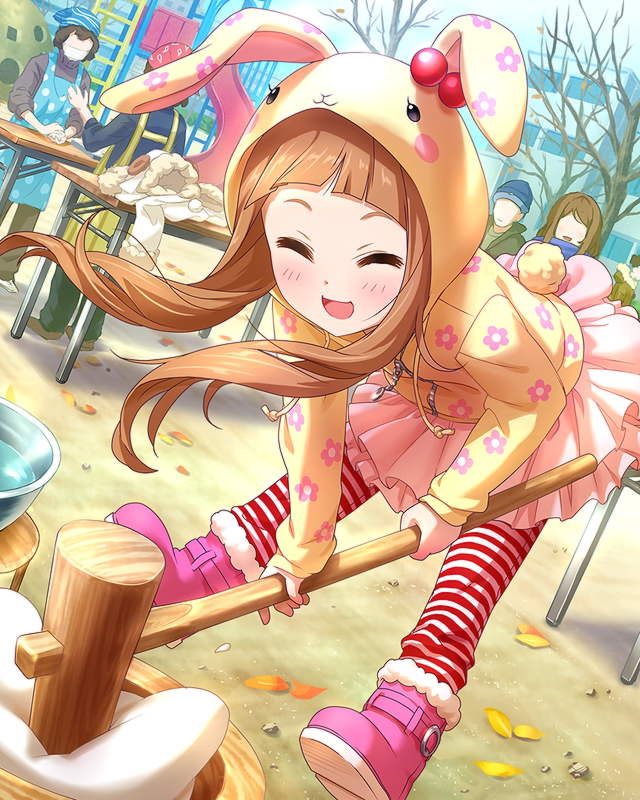 ichihara nina (idolmaster and 1 more) drawn by annindoufu_(oicon)