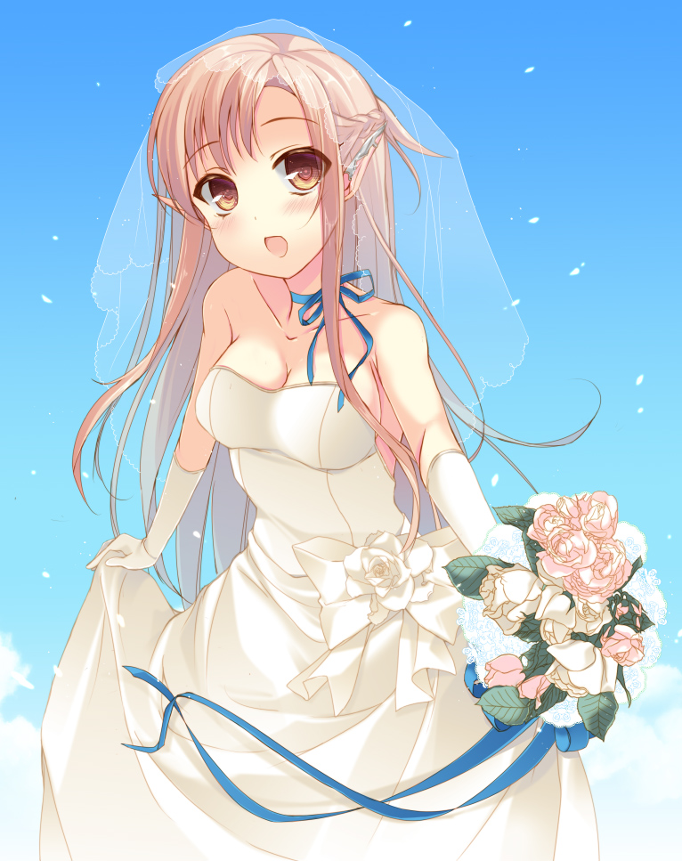 asuna and titania (sword art online) drawn by ise_(velvet088)