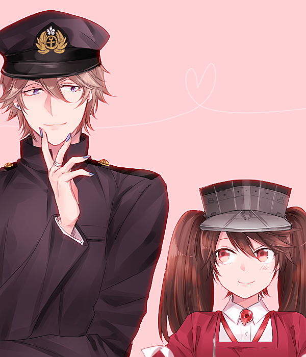 admiral, ryuujou, and admiral arisugawa (kantai collection) drawn by nagomi_(mokatitk)