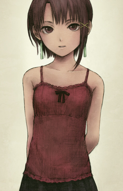 iwakura lain (serial experiments lain) drawn by mametora_(dummycat)