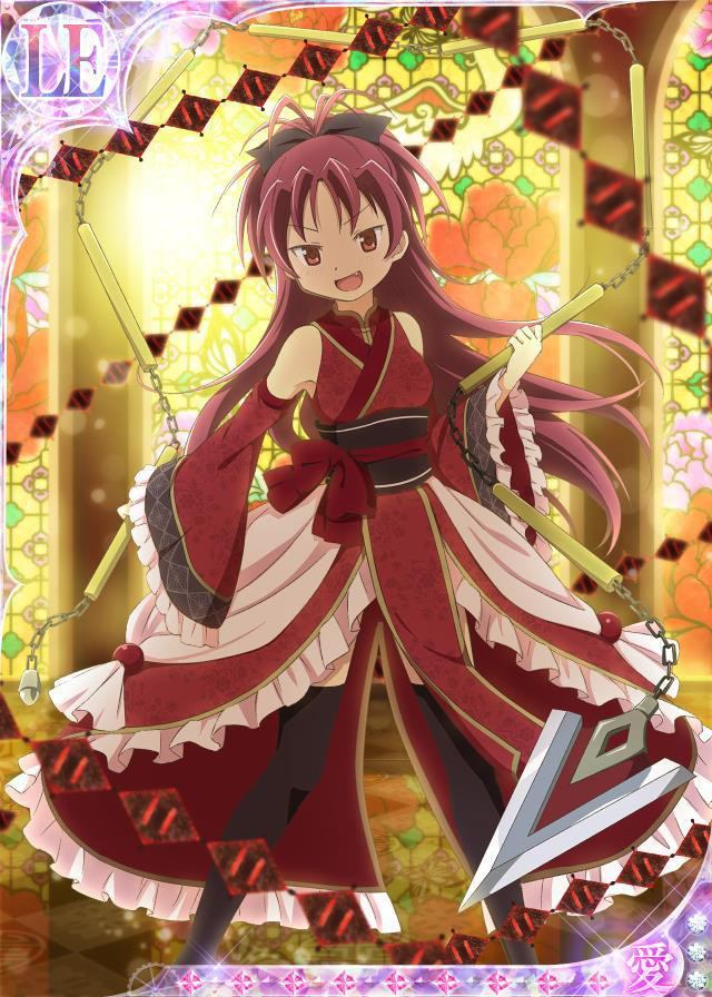 sakura kyoko (mahou shoujo madoka magica and 1 more)