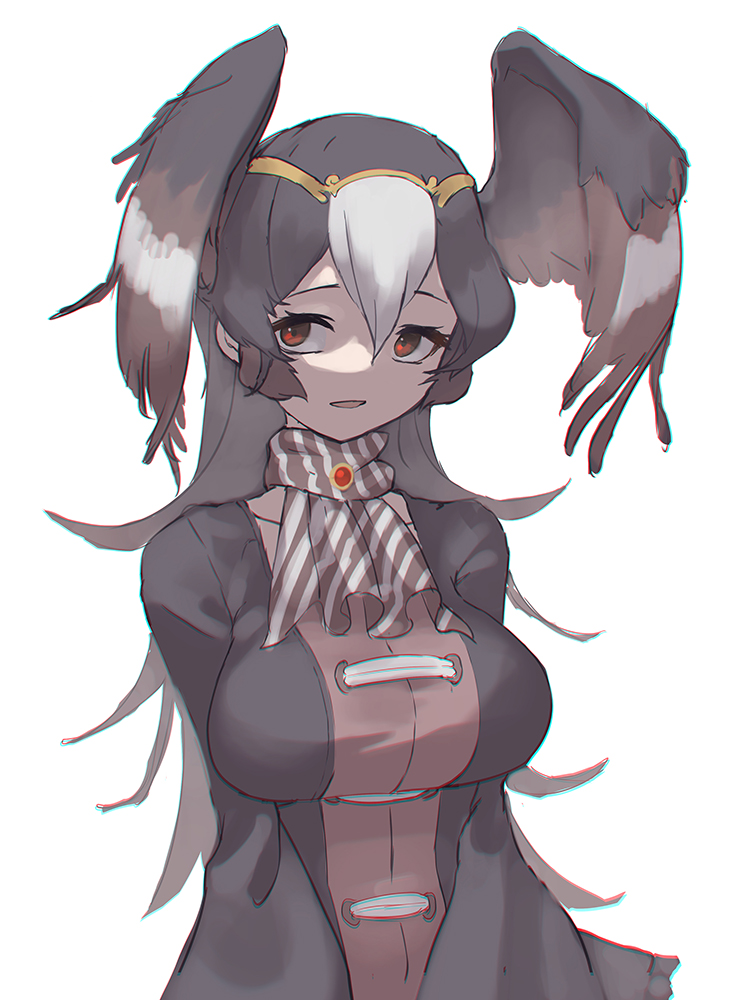 striated caracara (kemono friends and 1 more) drawn by don3
