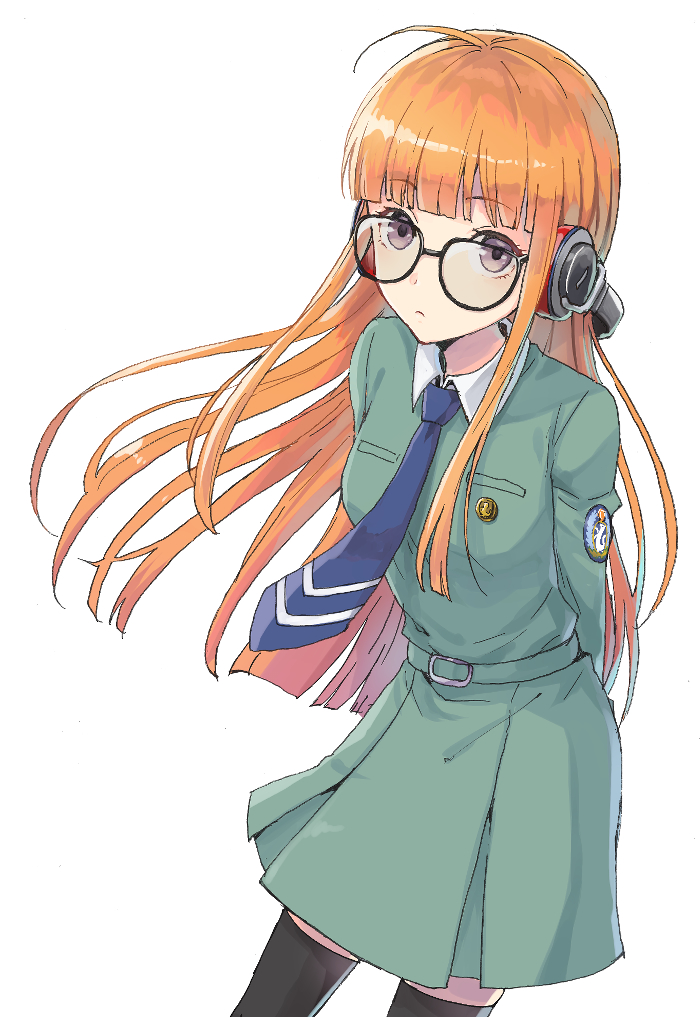 sakura futaba (persona and 2 more) drawn by fujishiro_kei