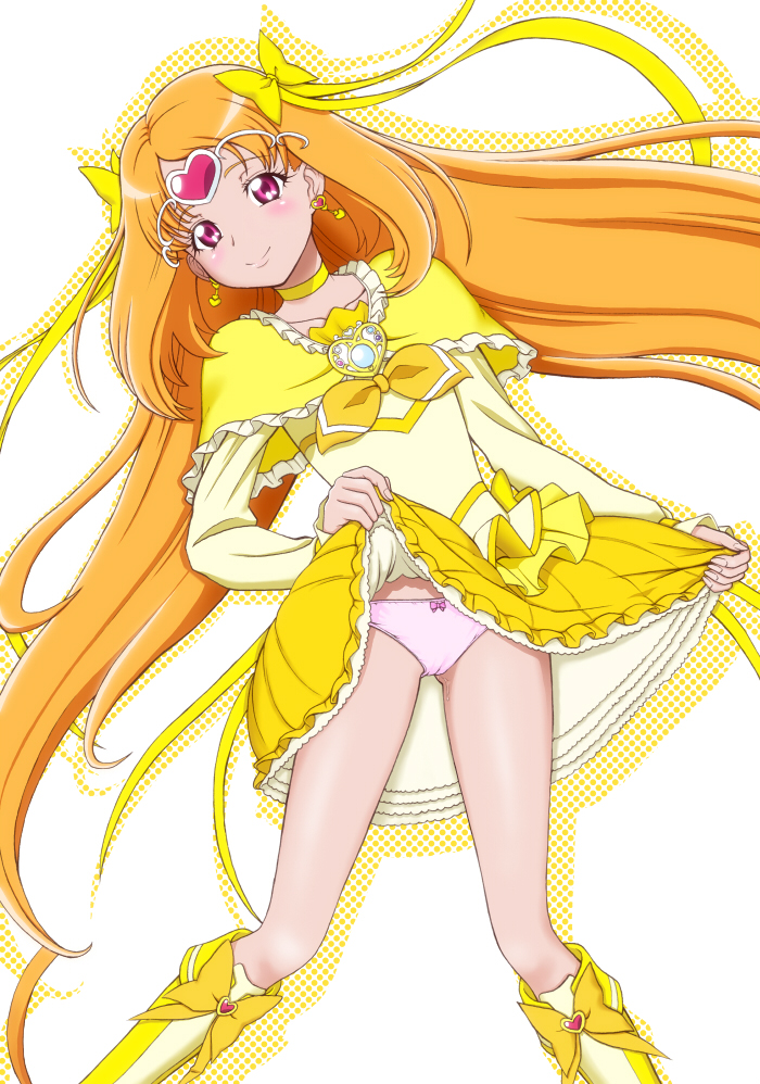 shirabe ako and cure muse (precure and 1 more) drawn by kijinaka_mahiro