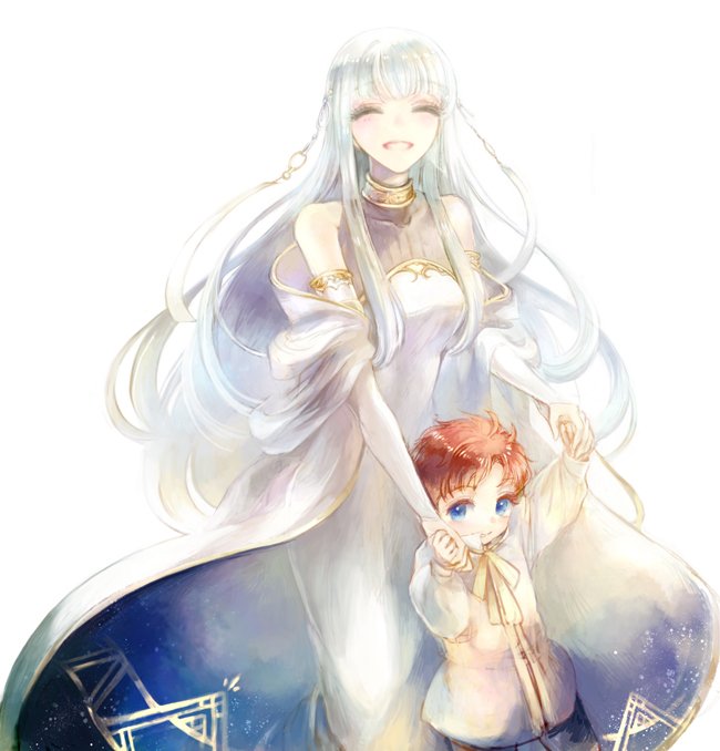 roy and ninian (fire emblem and 3 more) drawn by kuzumosu