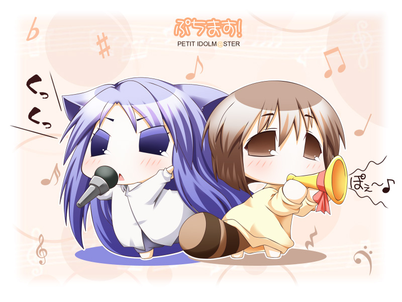 chihyaa and yukipo (idolmaster and 1 more) drawn by nanatsuki_(arca-nize)