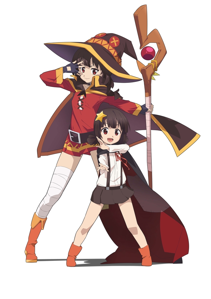 megumin and komekko (kono subarashii sekai ni shukufuku wo!)
