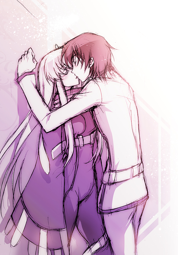 c.c. and lelouch vi britannia (code geass) drawn by creayus