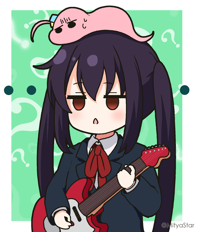 gotoh hitori and nakano azusa (k-on! and 1 more) drawn by mitya