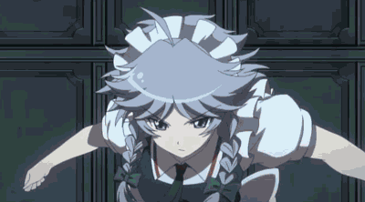 izayoi sakuya (touhou and 1 more) drawn by lunamoon