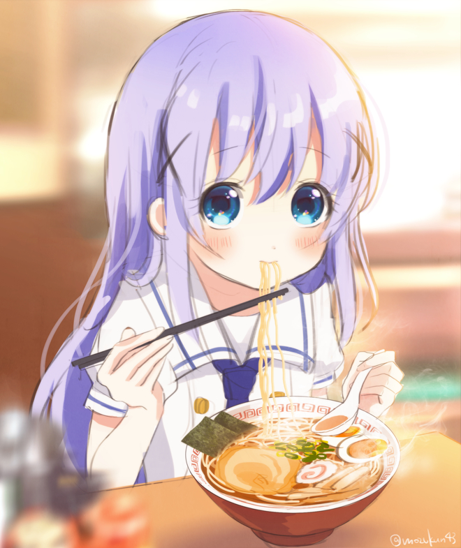 kafuu chino (gochuumon wa usagi desu ka?) drawn by mozukun43