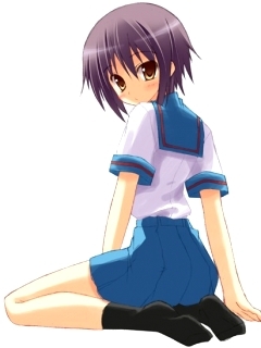 nagato yuki (suzumiya haruhi no yuuutsu) drawn by ruru_(heat_haze)