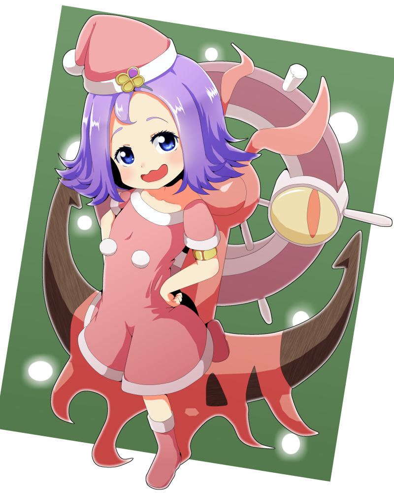 Safebooru - 1girl :3 acerola (pokemon) armlet arms behind 