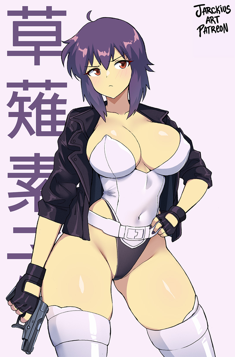kusanagi motoko (ghost in the shell and 1 more) drawn by jarckius