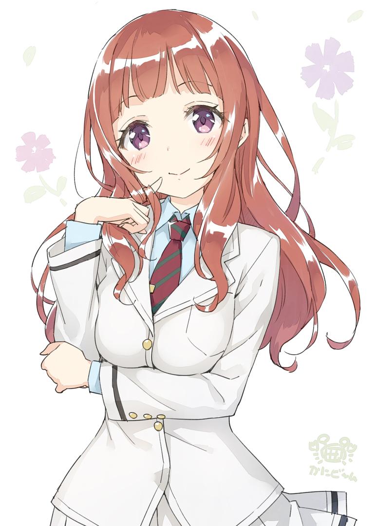 yuki anju (love live! and 1 more) drawn by kani_biimu