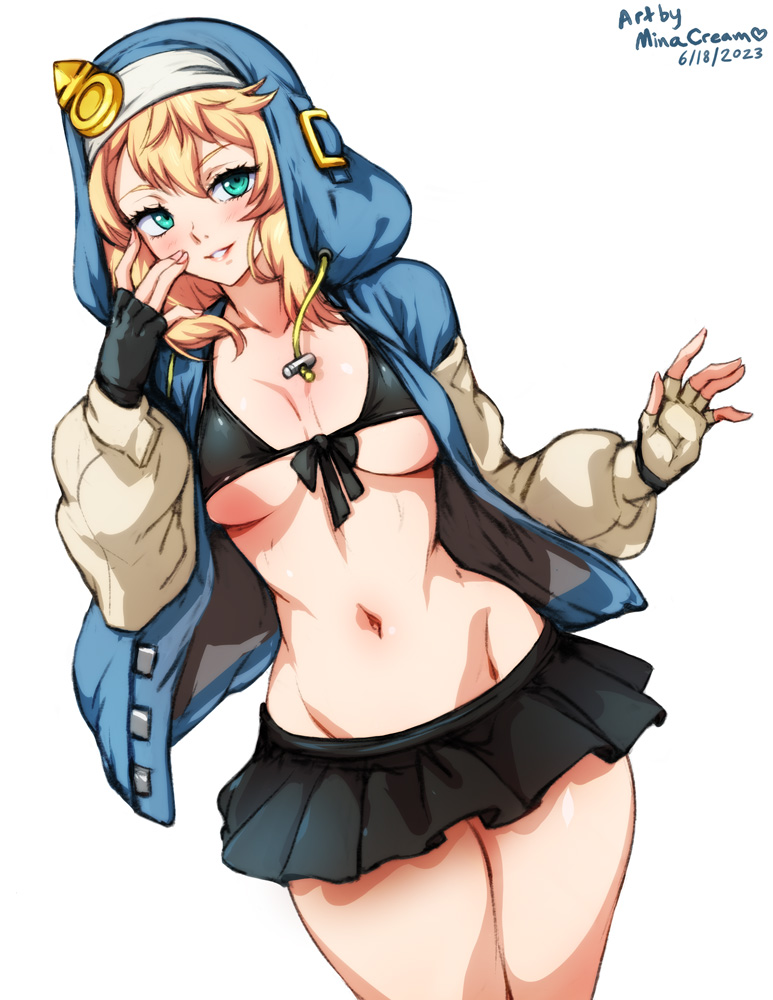 bridget (guilty gear and 1 more) drawn by mina_cream