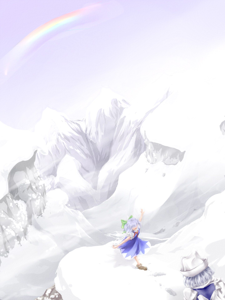cirno and letty whiterock (touhou) drawn by matsu_84