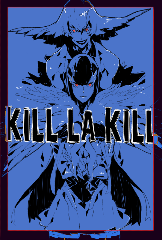 kiryuuin satsuki and kiryuuin ragyou (kill la kill) drawn by hujimogeo