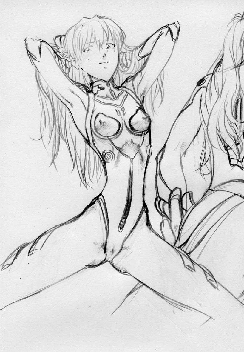 souryuu asuka langley (neon genesis evangelion) drawn by krutta_fan