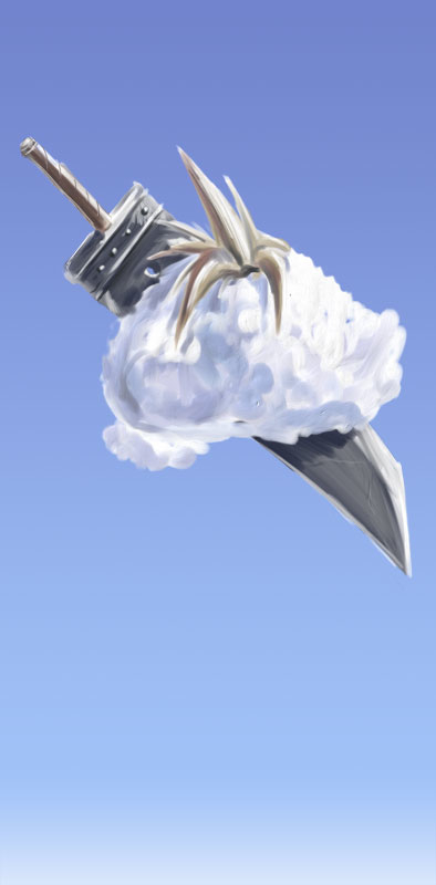 cloud strife (final fantasy and 1 more) drawn by garystorkamp