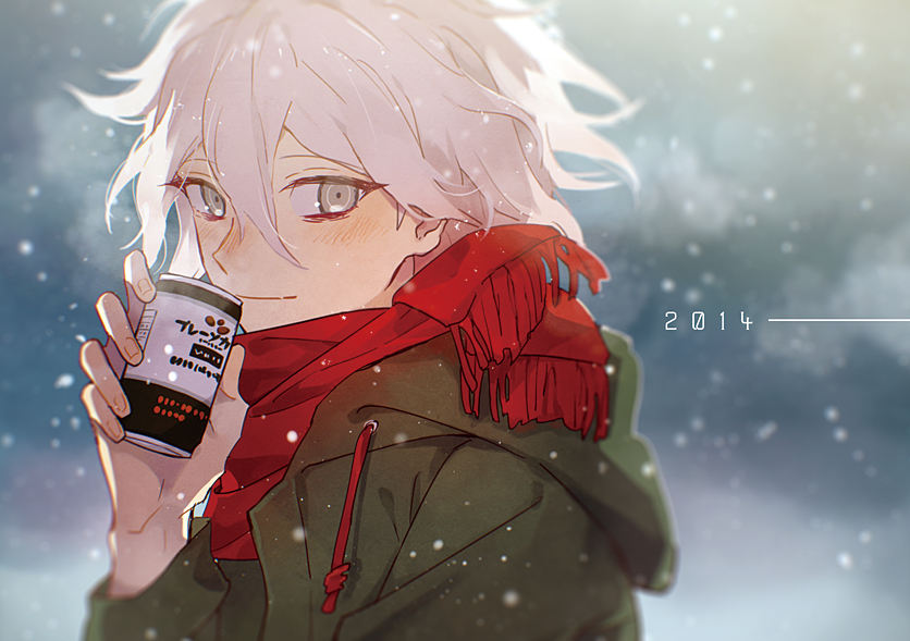 komaeda nagito (danganronpa and 1 more) drawn by io_(sinking=carousel)