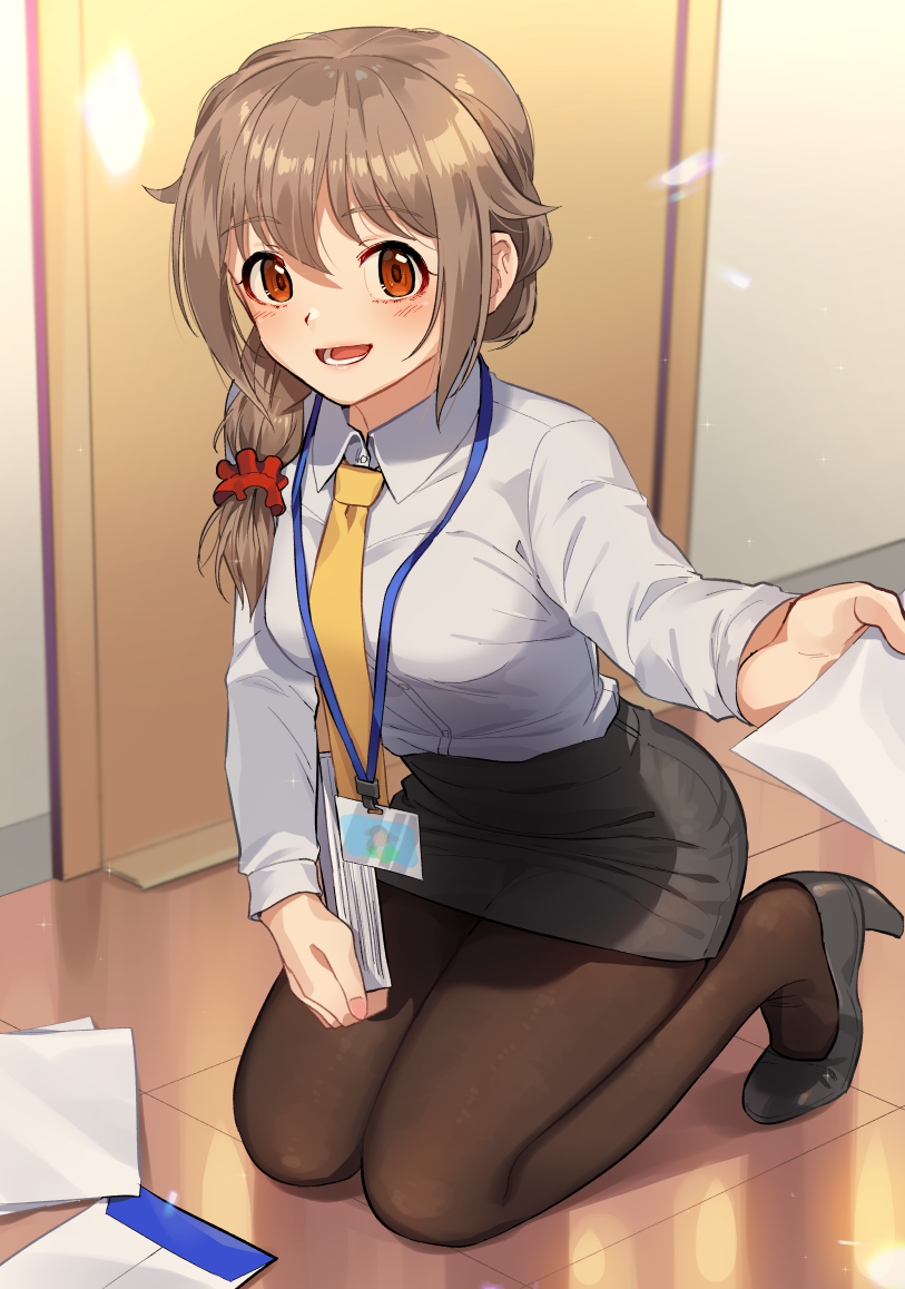 senkawa chihiro (idolmaster and 1 more) drawn by kamille_(vcx68)