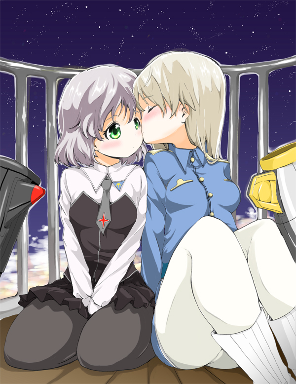 sanya v. litvyak and eila ilmatar juutilainen (world witches series and 1 more) drawn by mao_(cynthia)