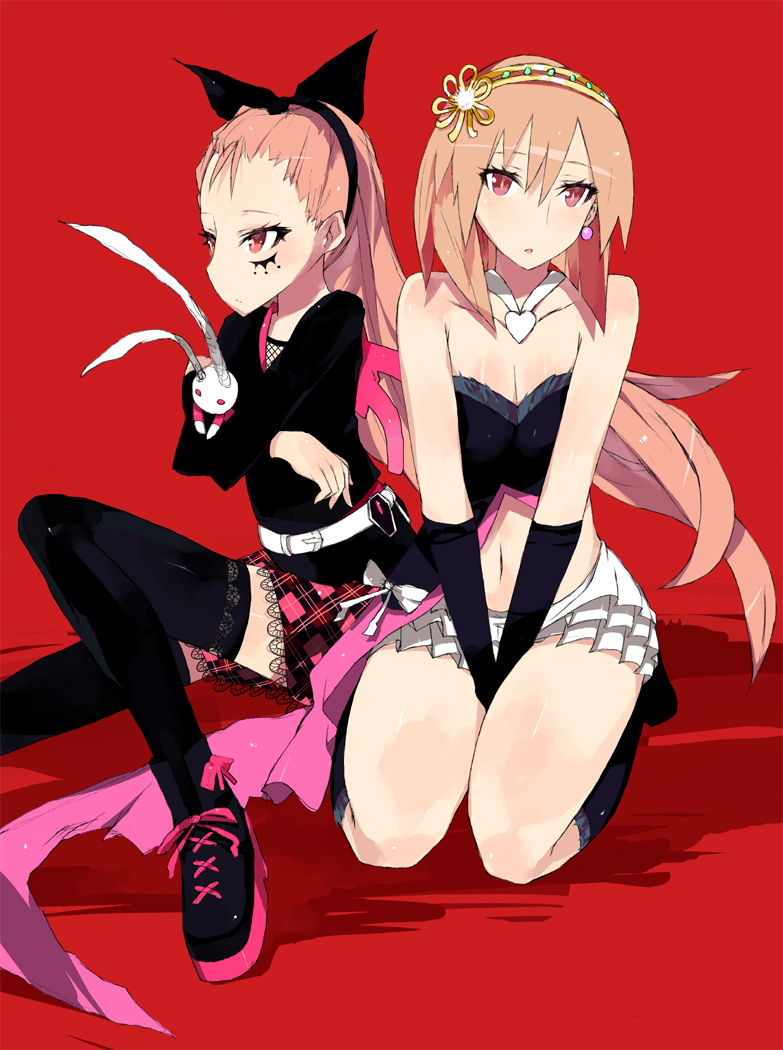 minase iori and hagiwara yukiho (idolmaster) drawn by brws