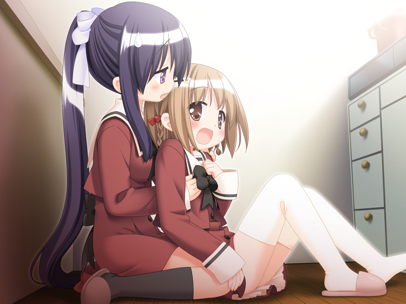 uozumi koharu and toudou makoto (sono hanabira ni kuchizuke wo and 1 more) drawn by kani_biimu