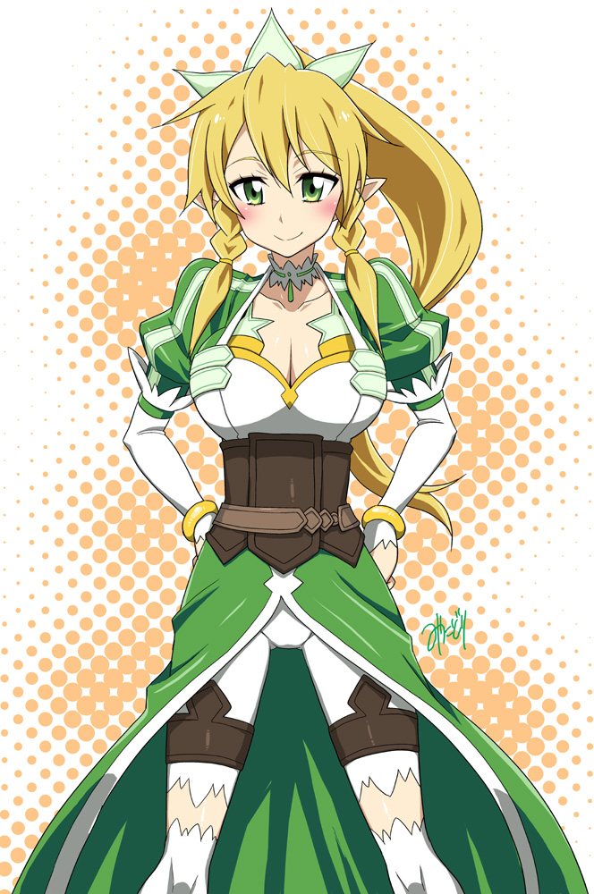 leafa (sword art online) drawn by miyakodori_takayuki