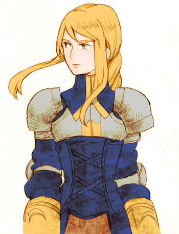 agrias oaks (final fantasy and 1 more) drawn by rabbitlovesick