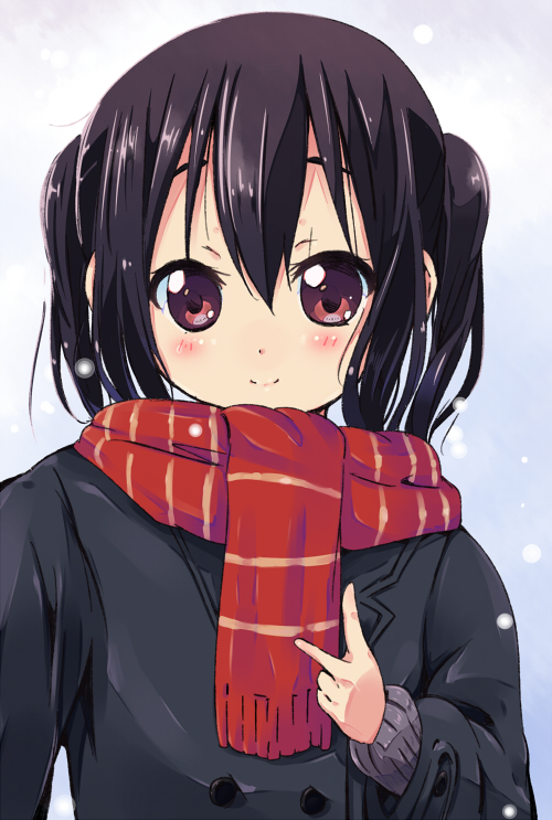 nakano azusa (k-on!) drawn by kurou_(quadruple_zero)