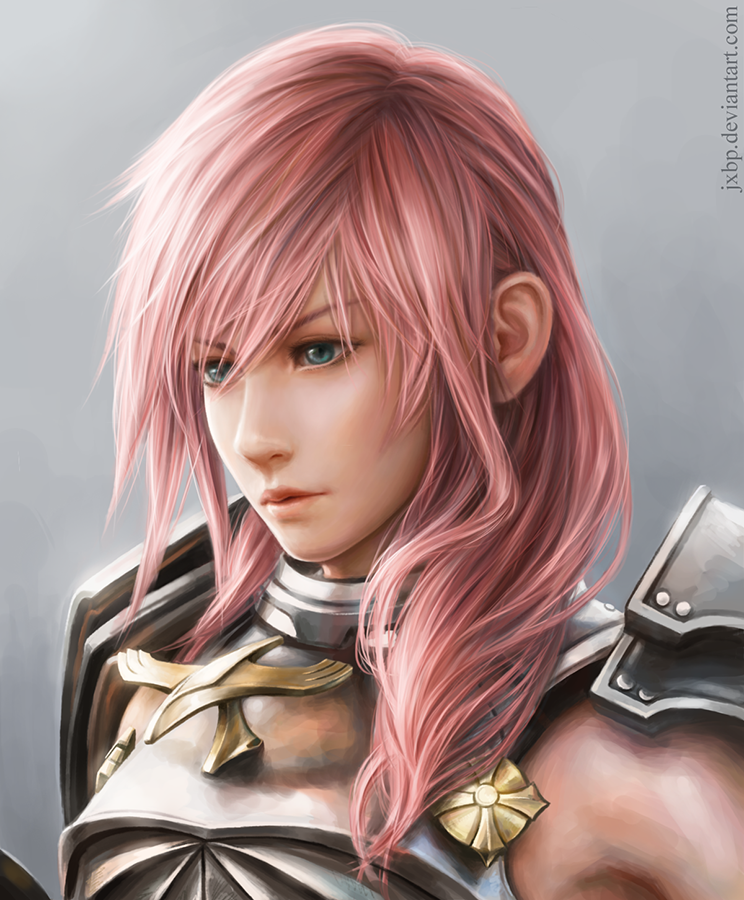 lightning farron (final fantasy and 2 more) drawn by jason_peng