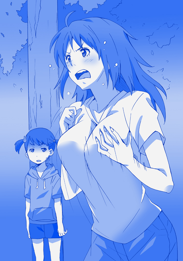 miyamizu mitsuha and miyamizu yotsuha (kimi no na wa. and 1 more) drawn by ponpon