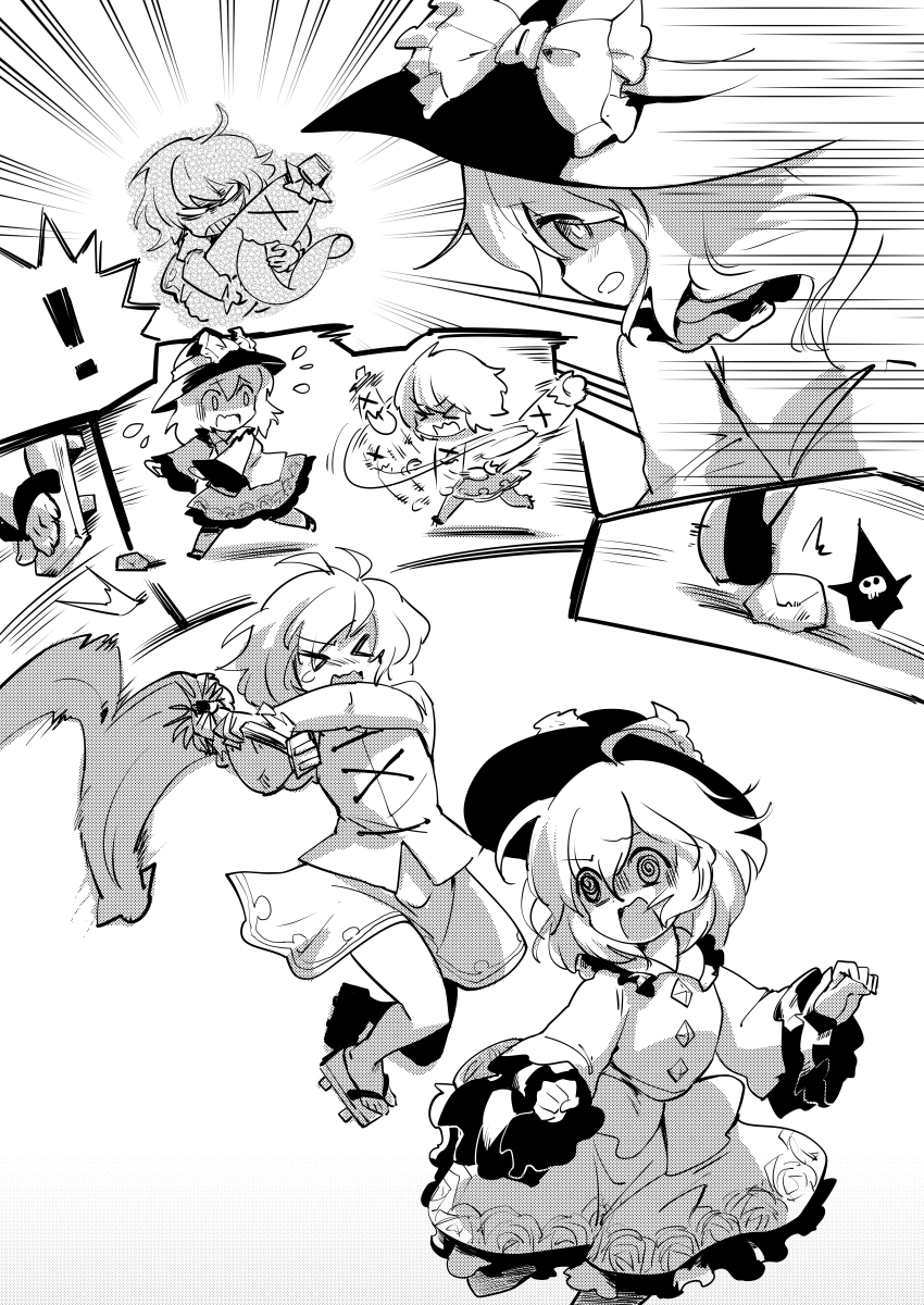 komeiji koishi and tatara kogasa (touhou) drawn by chagen_kokimu