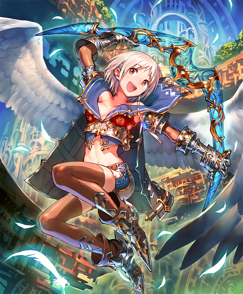 reno (shingeki no bahamut and 1 more) drawn by okada_manabi