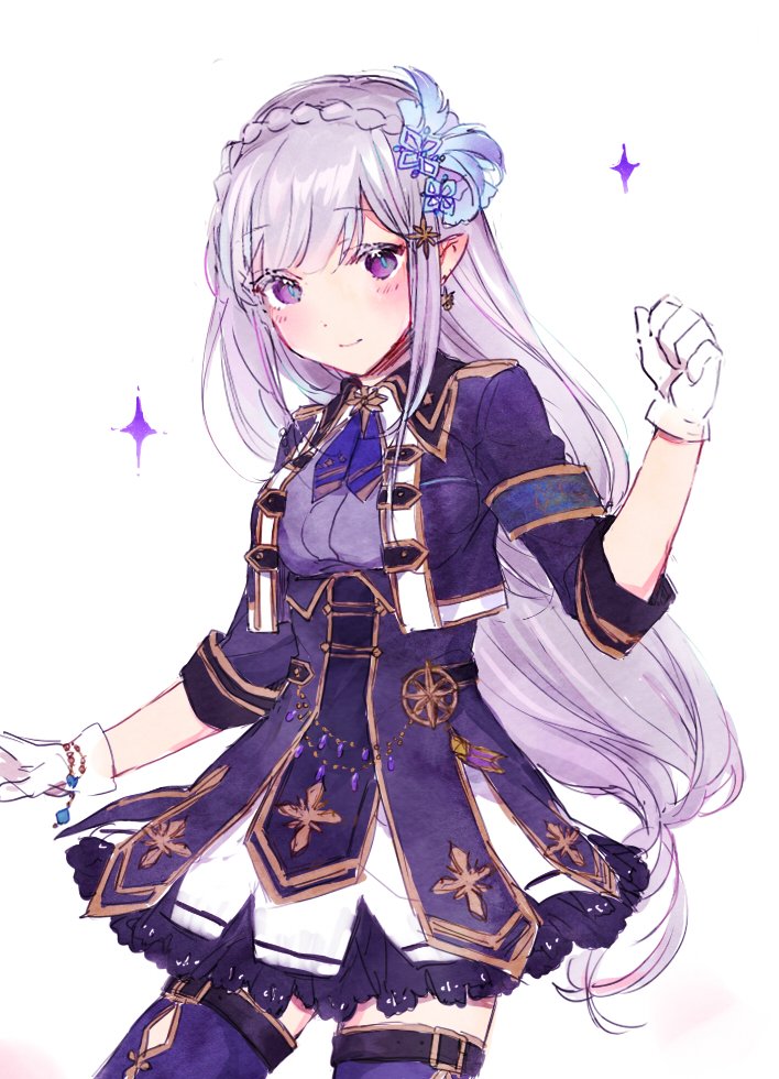emilia and anastasia (idolmaster and 3 more) drawn by sakai_(knnkwakame)