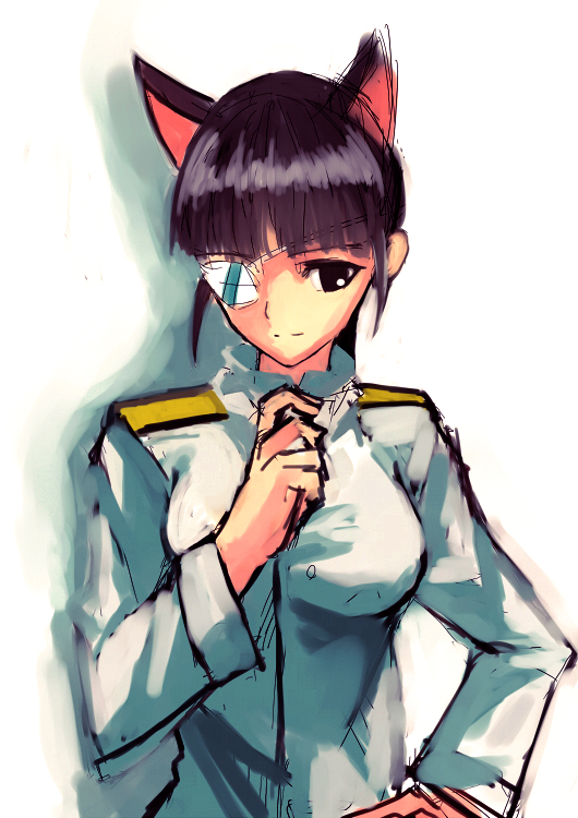 sakamoto mio (world witches series and 1 more) drawn by posidoc