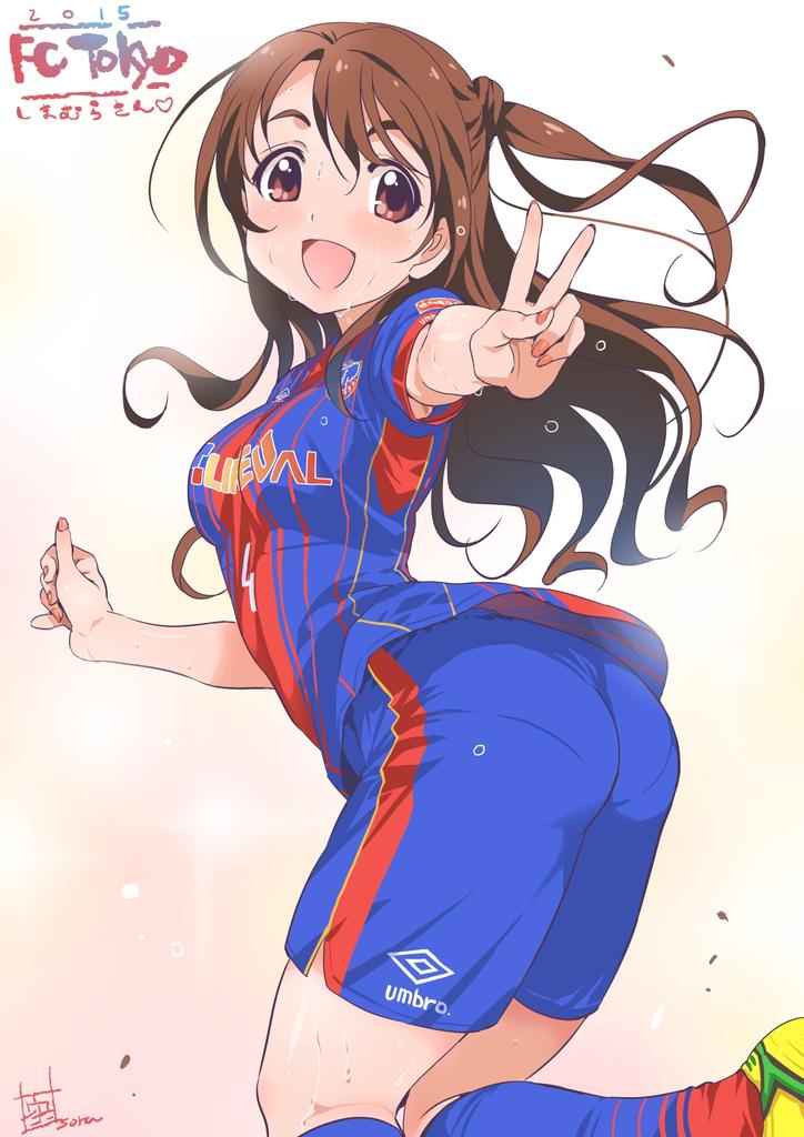 shimamura uzuki (idolmaster and 3 more) drawn by inoue_sora