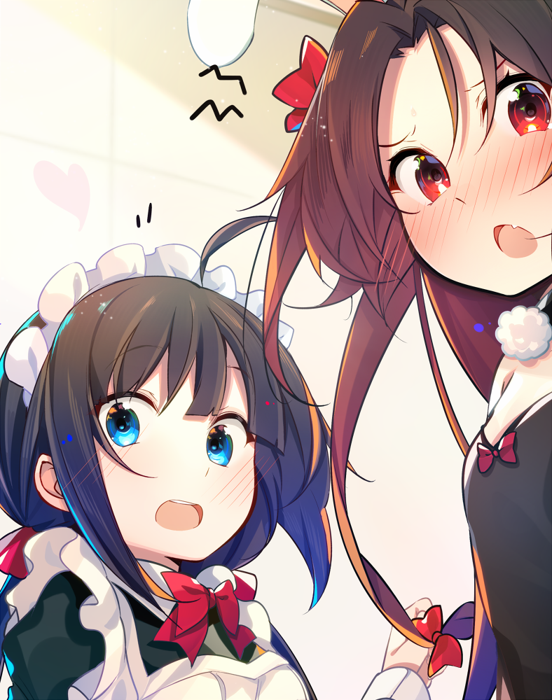 hinatsuru ai and yashajin ai (ryuuou no oshigoto!) drawn by benio_(dontsugel)